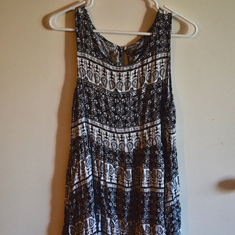 Loose Fit Printed Dress